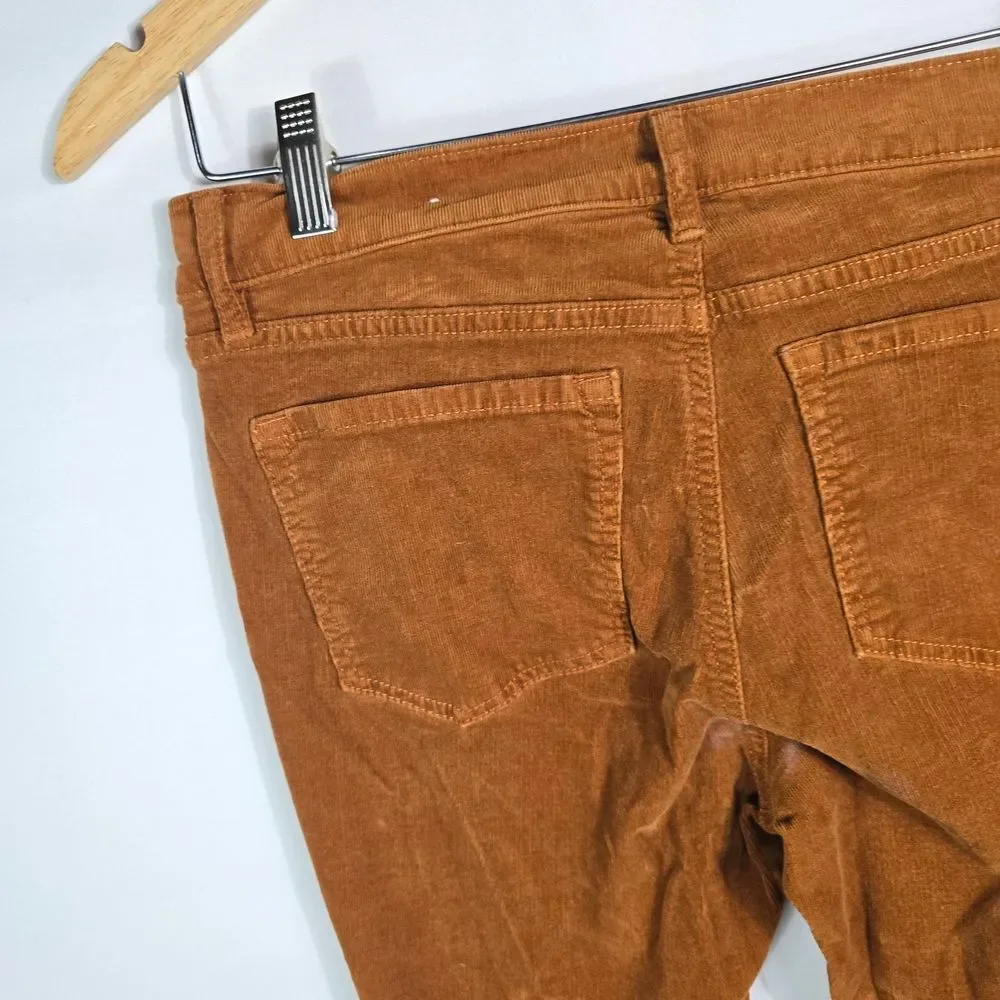 LOFT Brown Corduroy lJeans Size 8p